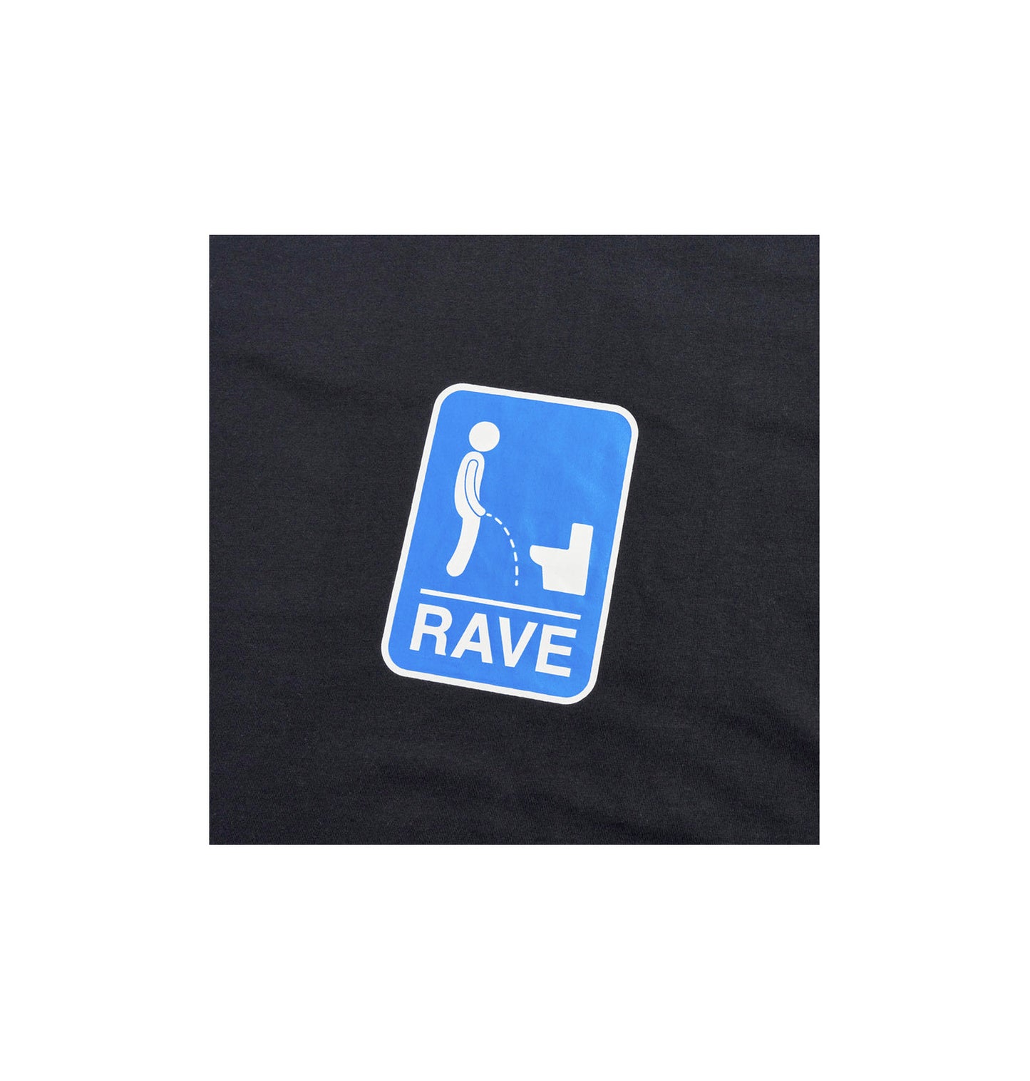 Rave No Leuk Tee ( black ) - Woody Skateshop