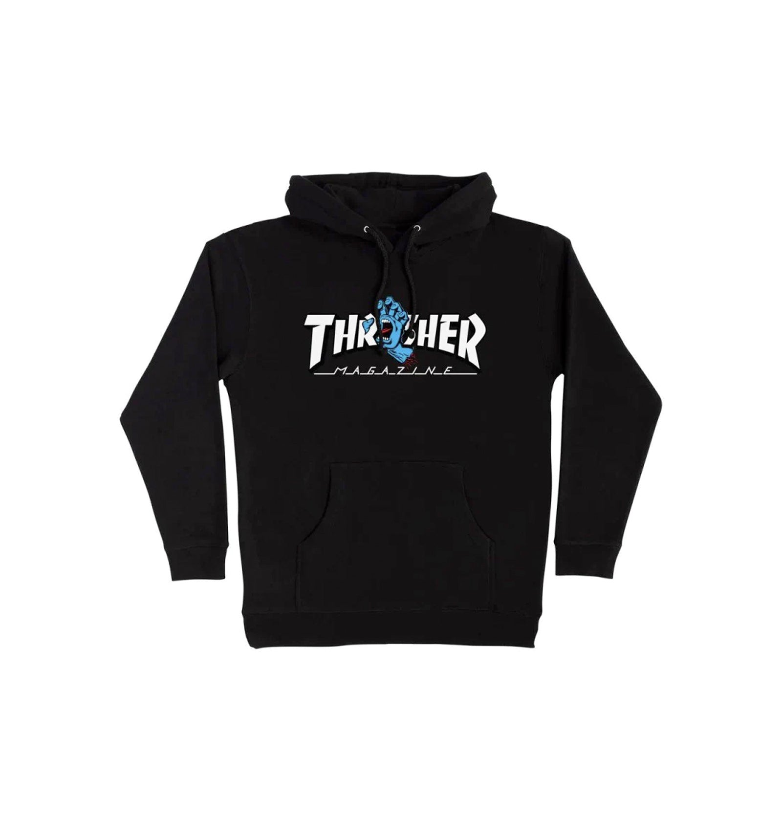 Santa Cruz x Thrasher Screaming Logo Hoodie ( Black )