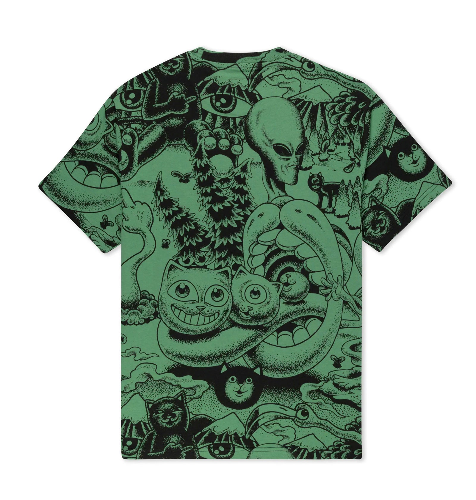 RipnDip Dark Twisted Fantasy Tee ( Olive & Black ) -   Woody Skateshop