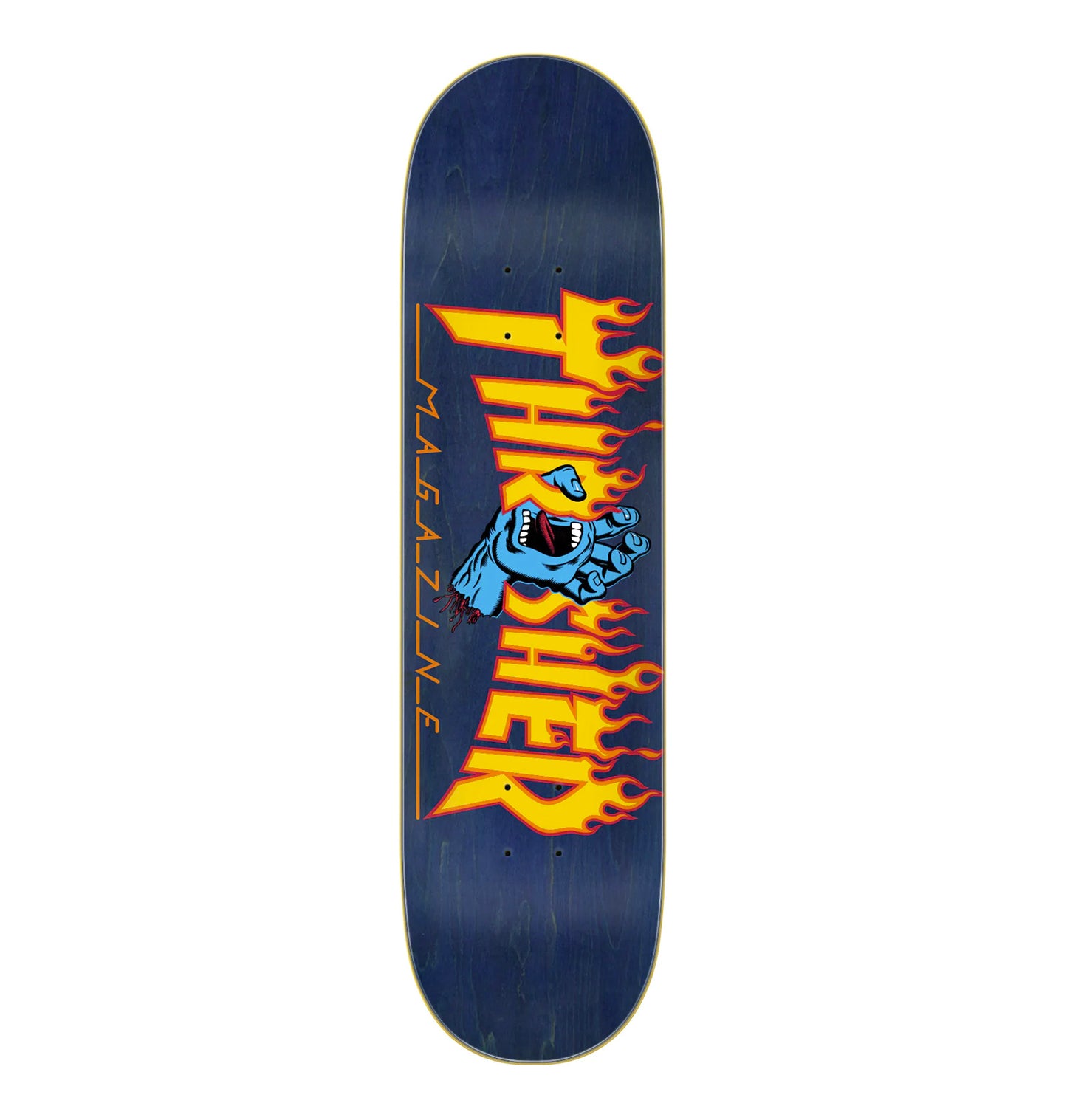 Santa Cruz x Thrasher Screaming Flame Skateboard - 8.25