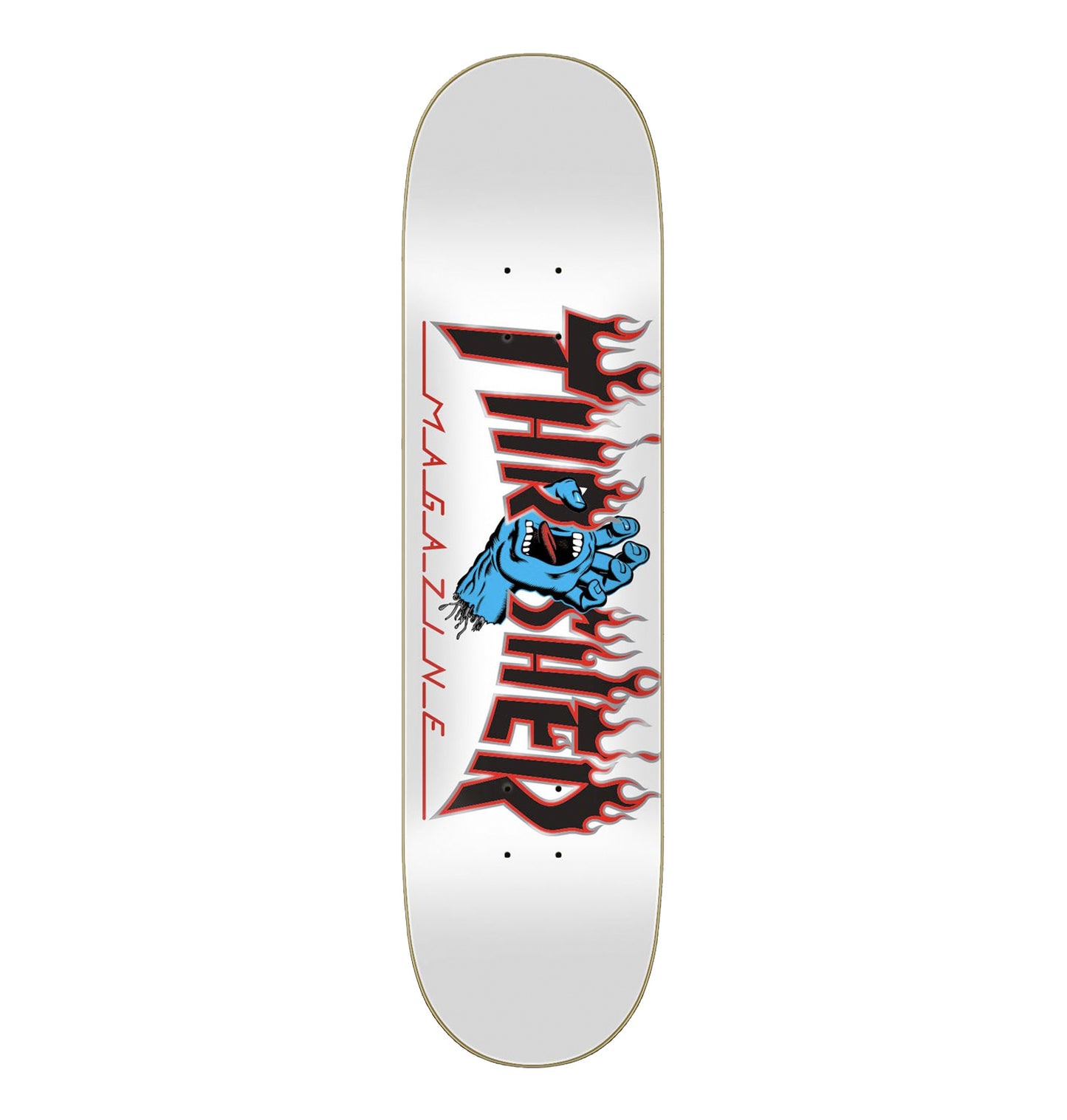 Santa Cruz x Thrasher Screaming Flame Skateboard - 8.0