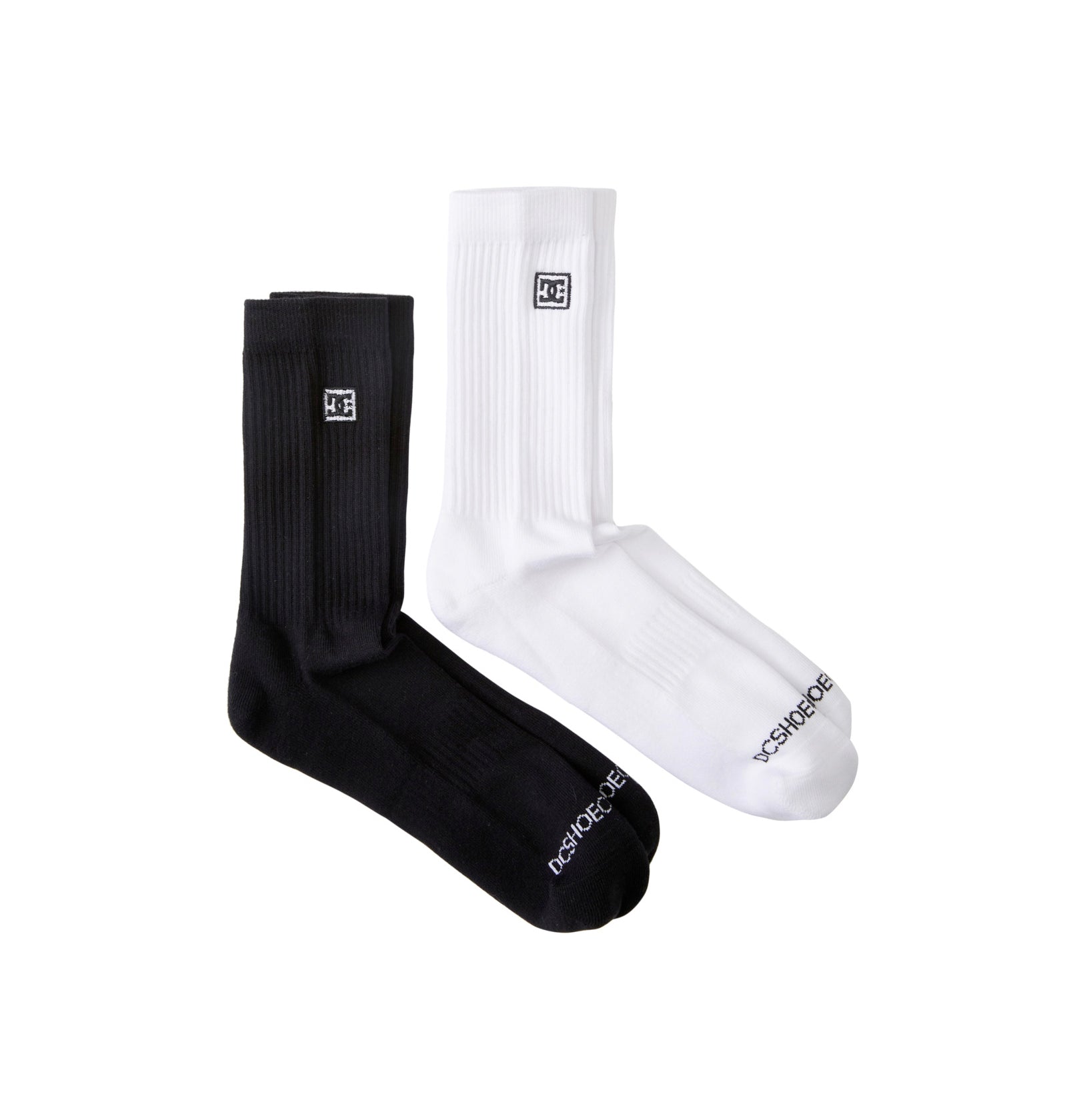 DC Seasonal 2 PACK - Crew Socks ( Black/white )